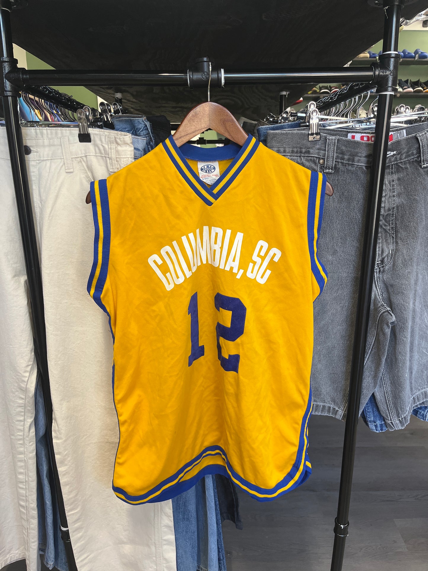 Vintage Columbia, SC Basketball Jersey