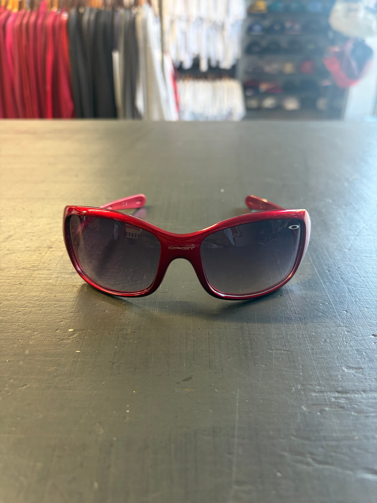 Vintage Women’s Oakley Script Wrap Sunglasses