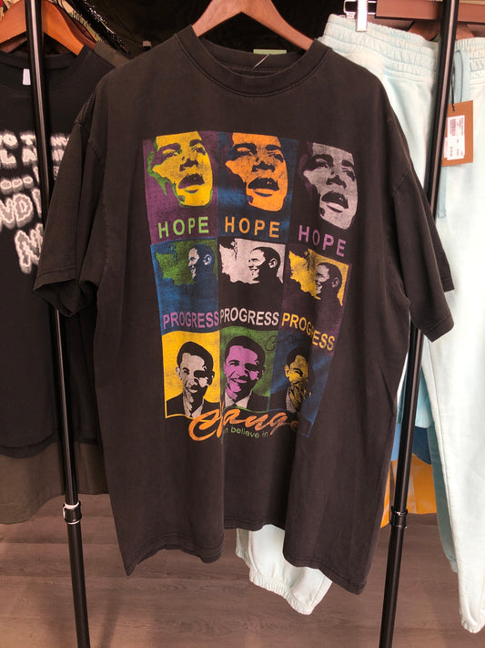 Vinatage Obama Pop art Change Tee