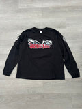 Black Gonobikerreas Clown Long Sleeve Tee