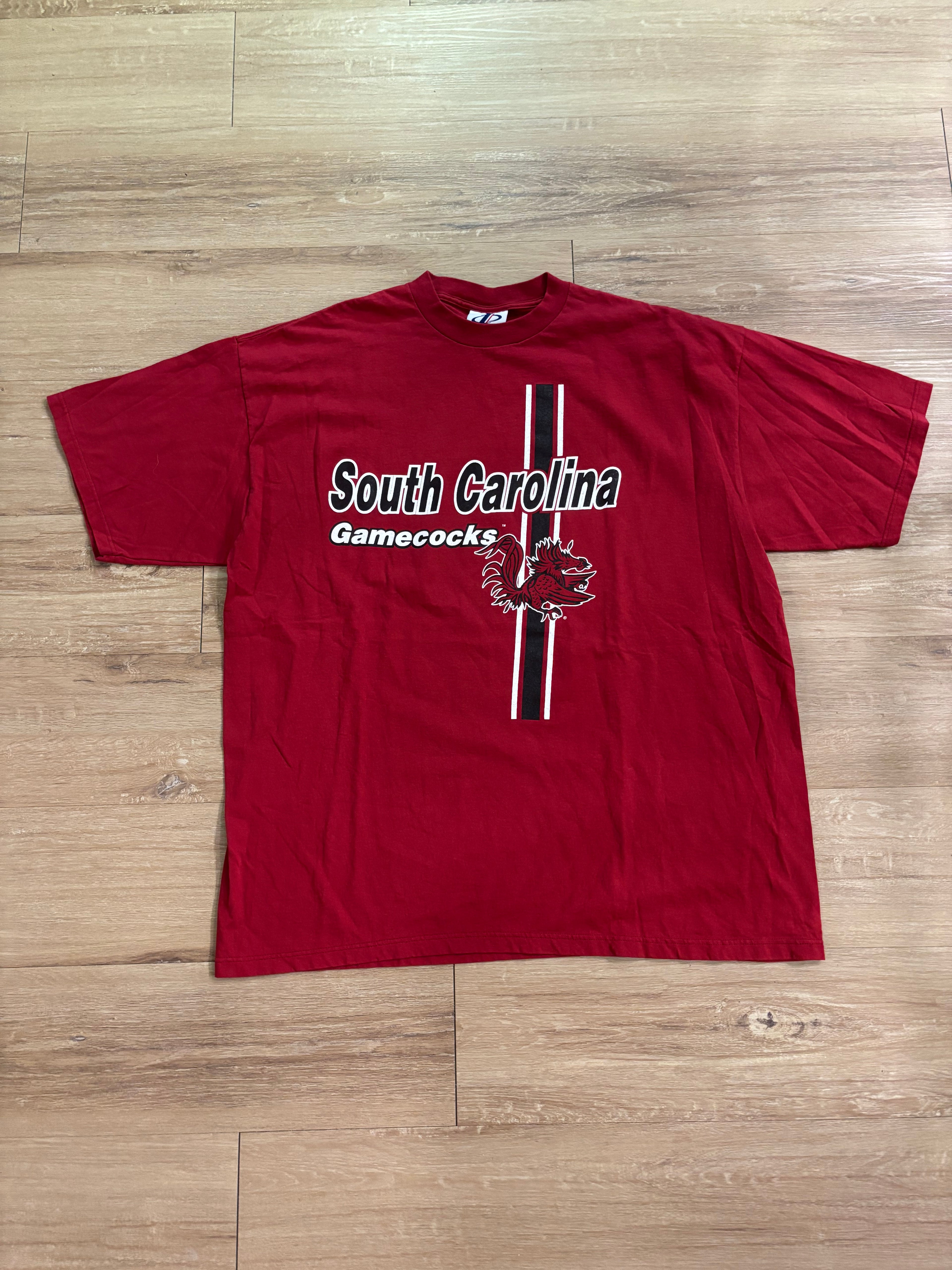 Vintage South Carolina Gamecocks Vertical Stripe Tee