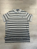 Vintage Polo Ralph Lauren Stripped Gray Polo