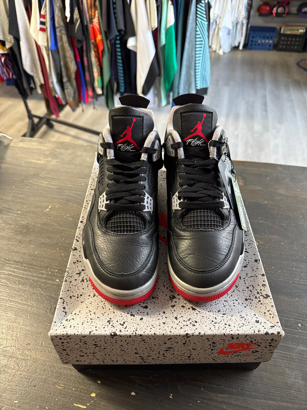 Pre-owned Jordan Retro 4 Bred Reimagined