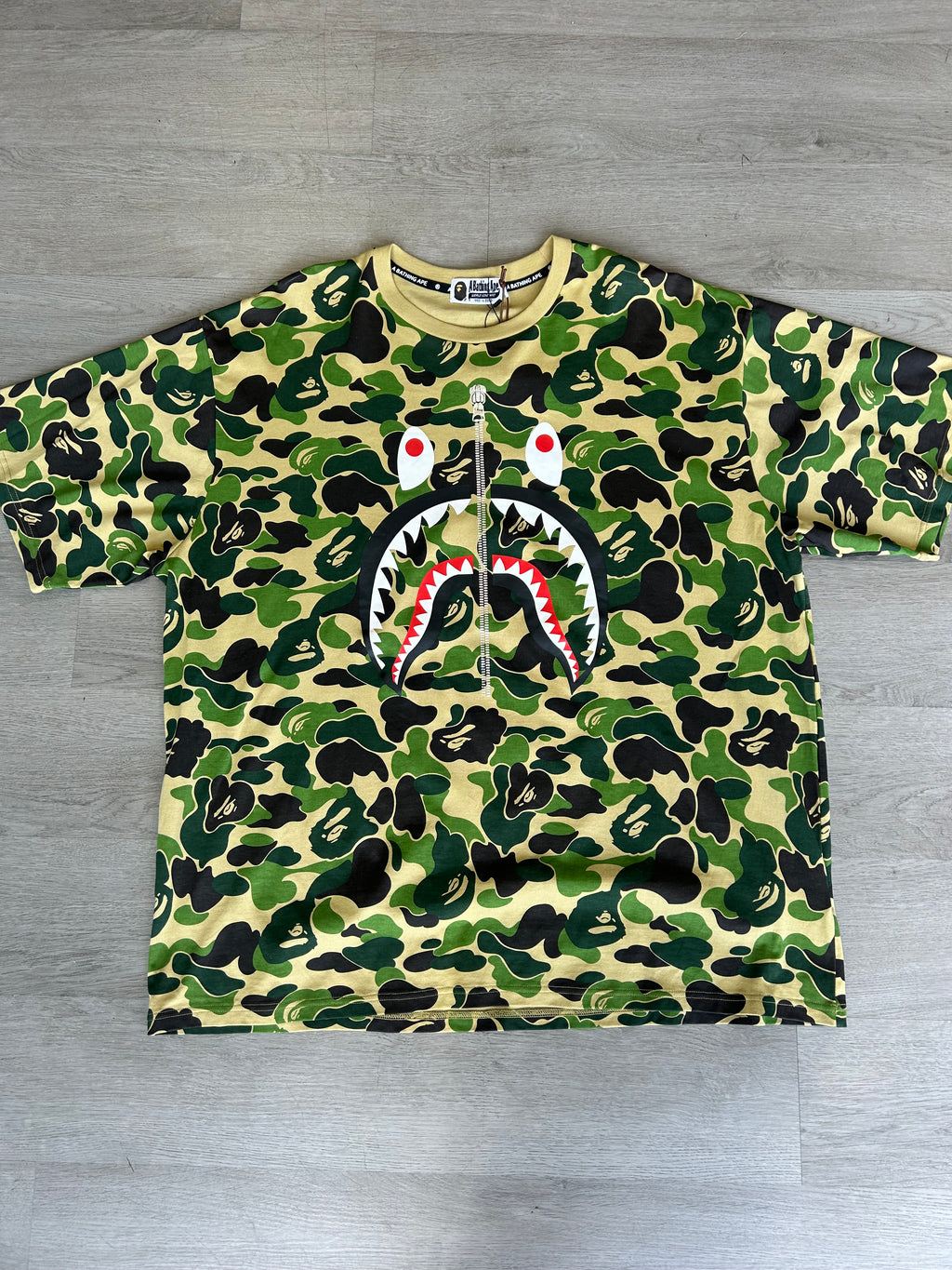 A Bathing Ape Big ABC Camo Shark Tee