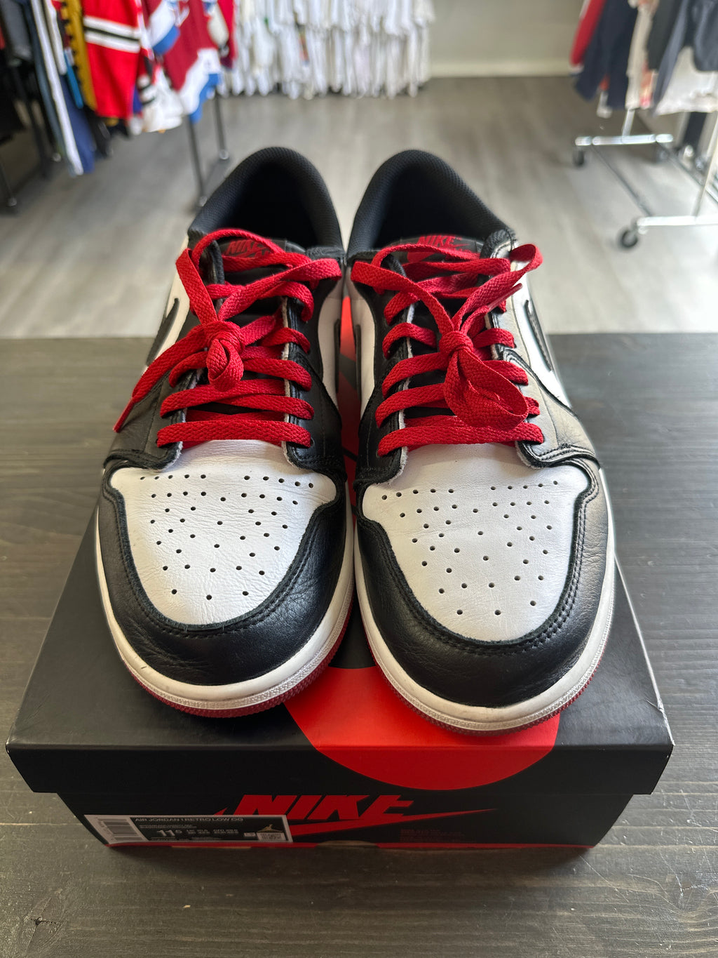 Pre-Owned Jordan 1 Retro Low Black Toe