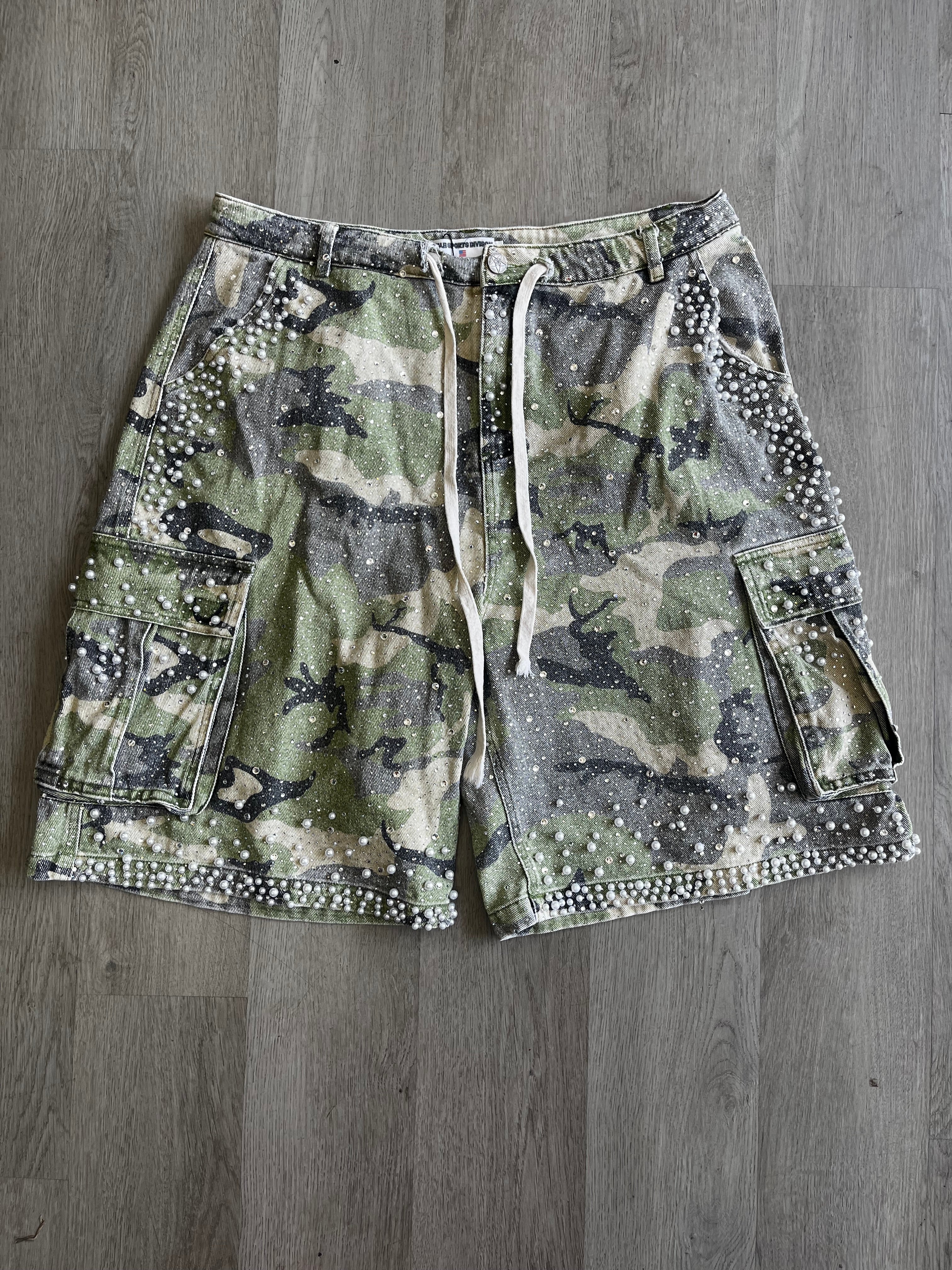 Vale Forever Soulja Camo Cargo Shorts