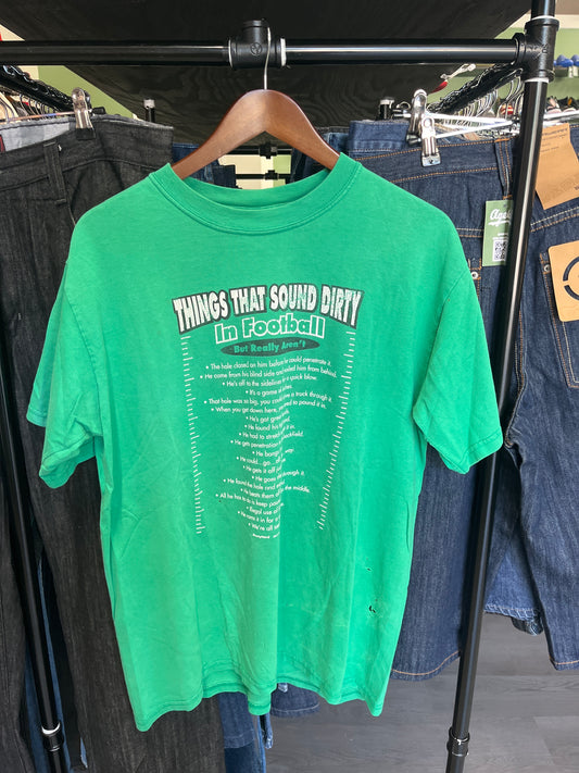Things That Sound Dirty Football Tee