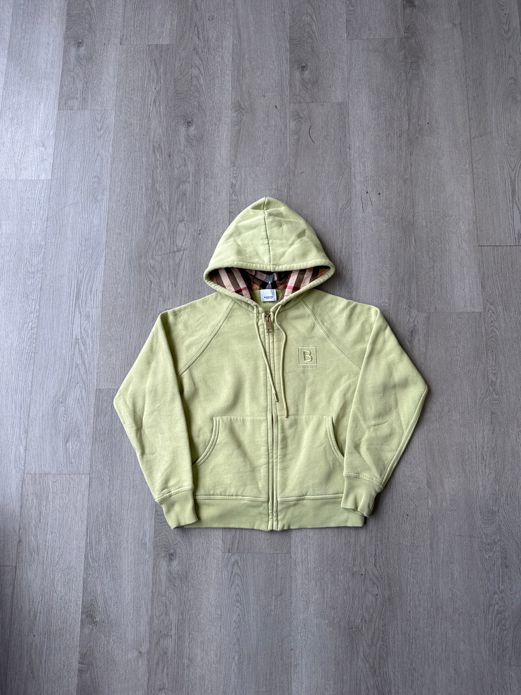 Burberry Women’s Letter Graphic Cotton Blend Zip Hoodie
