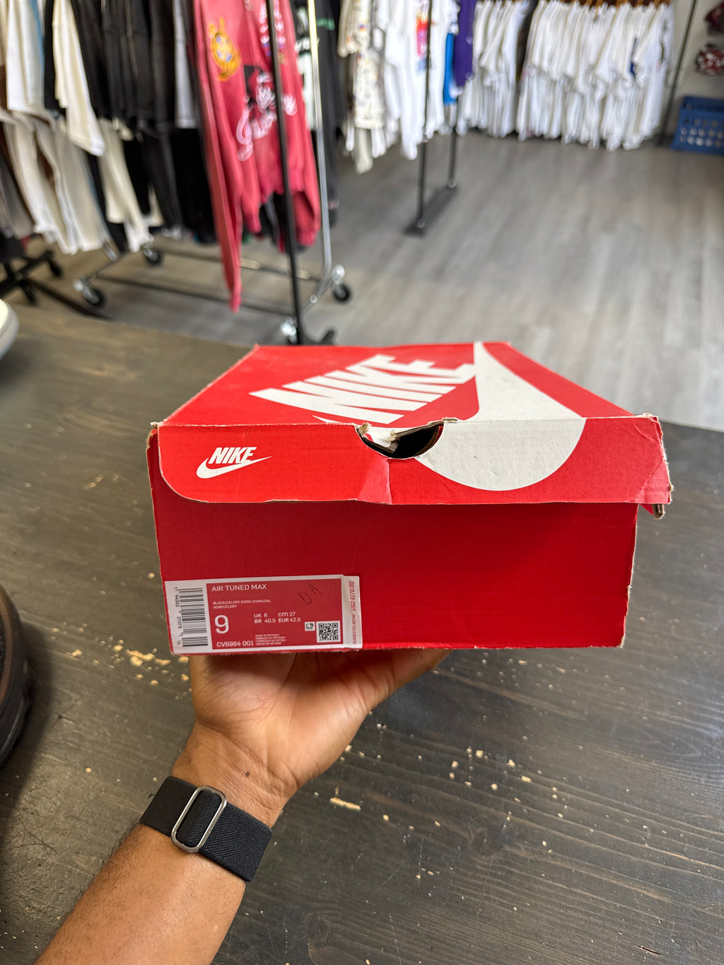 Pre-owned Nike Air Tuned Max Celery