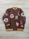 Vintage Negro Leagues Baseball Patch Varsity Jacket