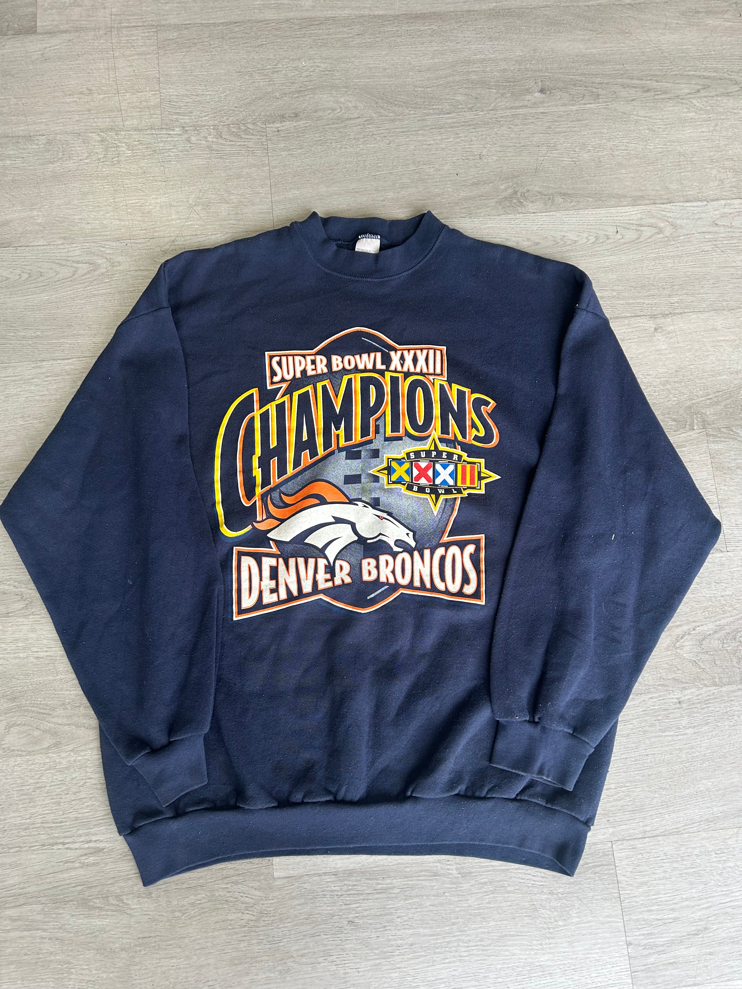 Vintage Denver Broncos Superbowl Sweatshirt