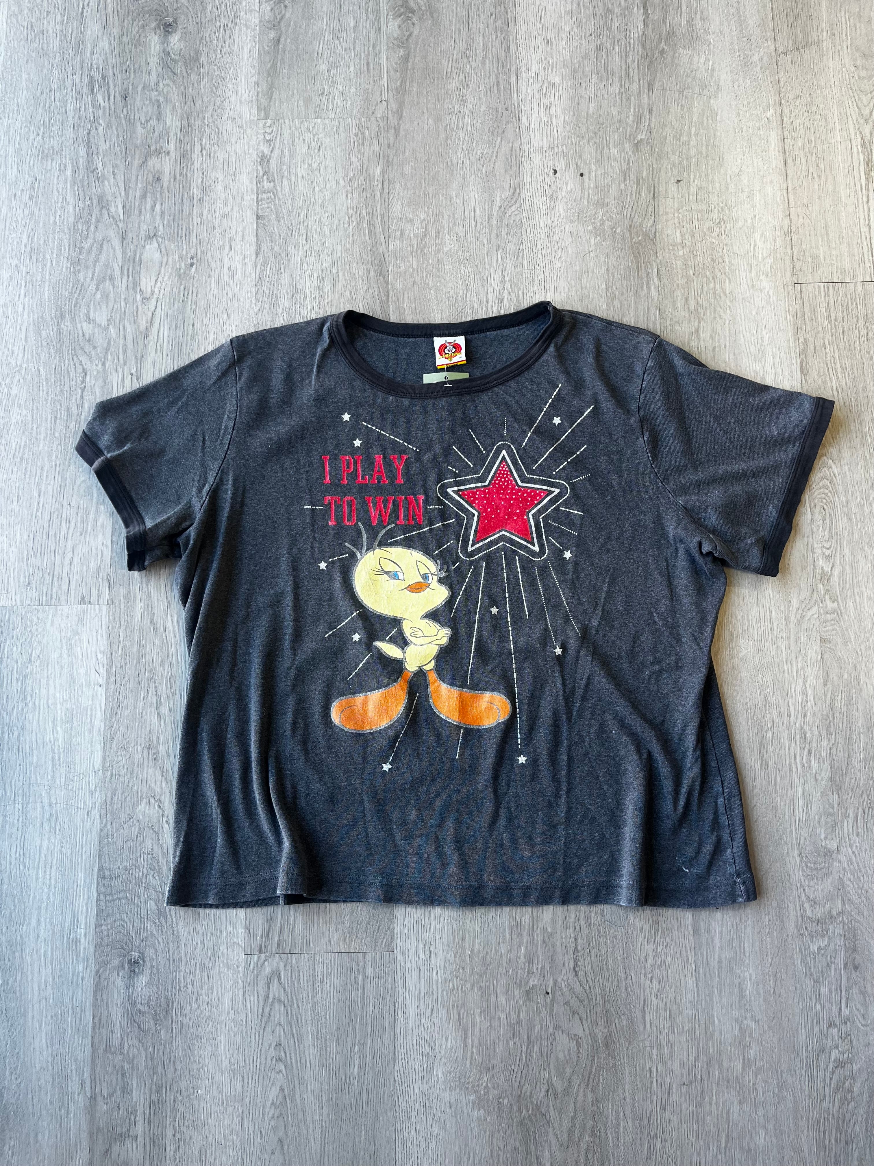 Women’s Looney Tunes Tweety Bird I Play To Win Tee