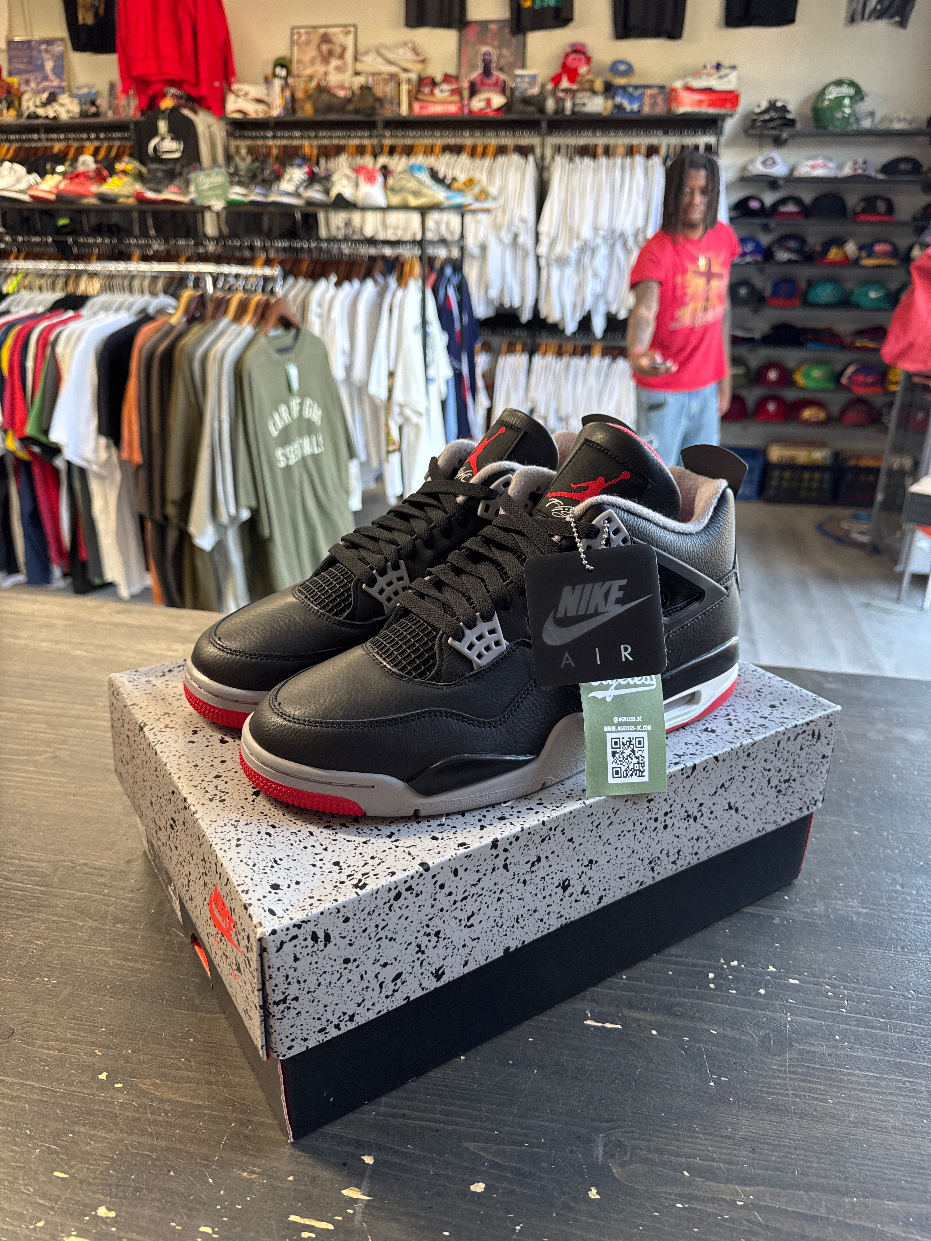 Jordan Retro 4 Bred Reimagined