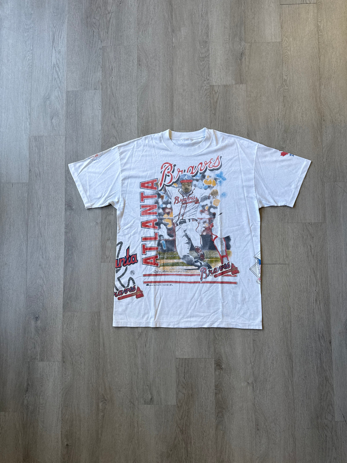 Vintage 1992 MLB Atlanta Braves Wrap Around Tee