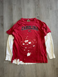 Vintage Univeristy of South Carolina Trashed Thermal Long Sleeve