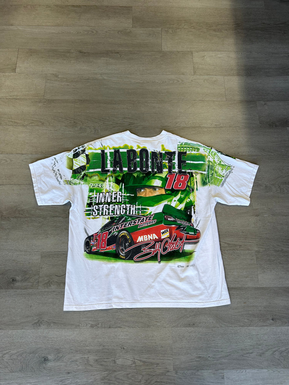 Vintage Chase Authentics Bobby Labonte 18 ‘Generating Speed’ AOP Tee