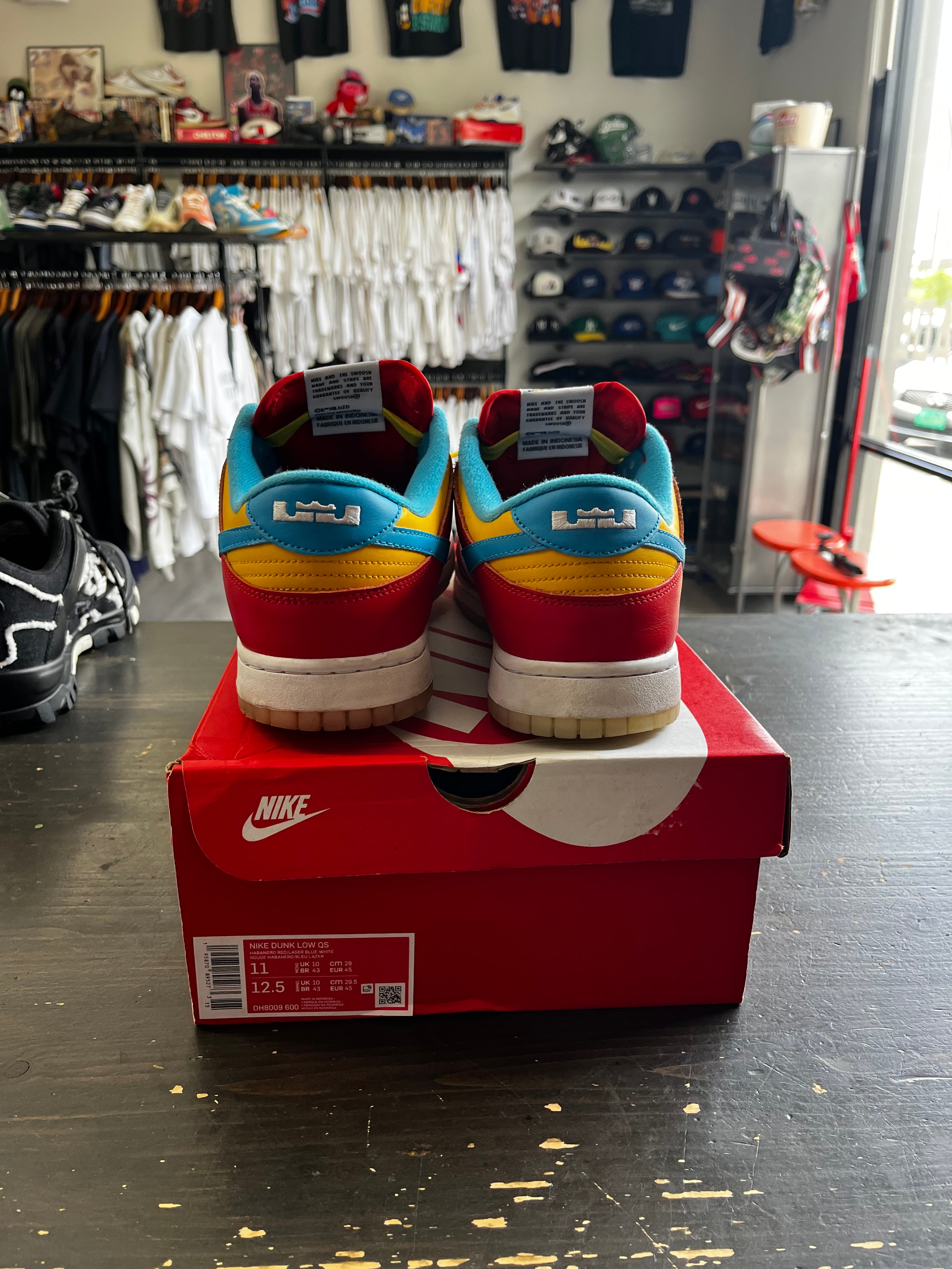 Pre-Owned Nike Dunk Low QS LeBron James Fruity Pebbles
