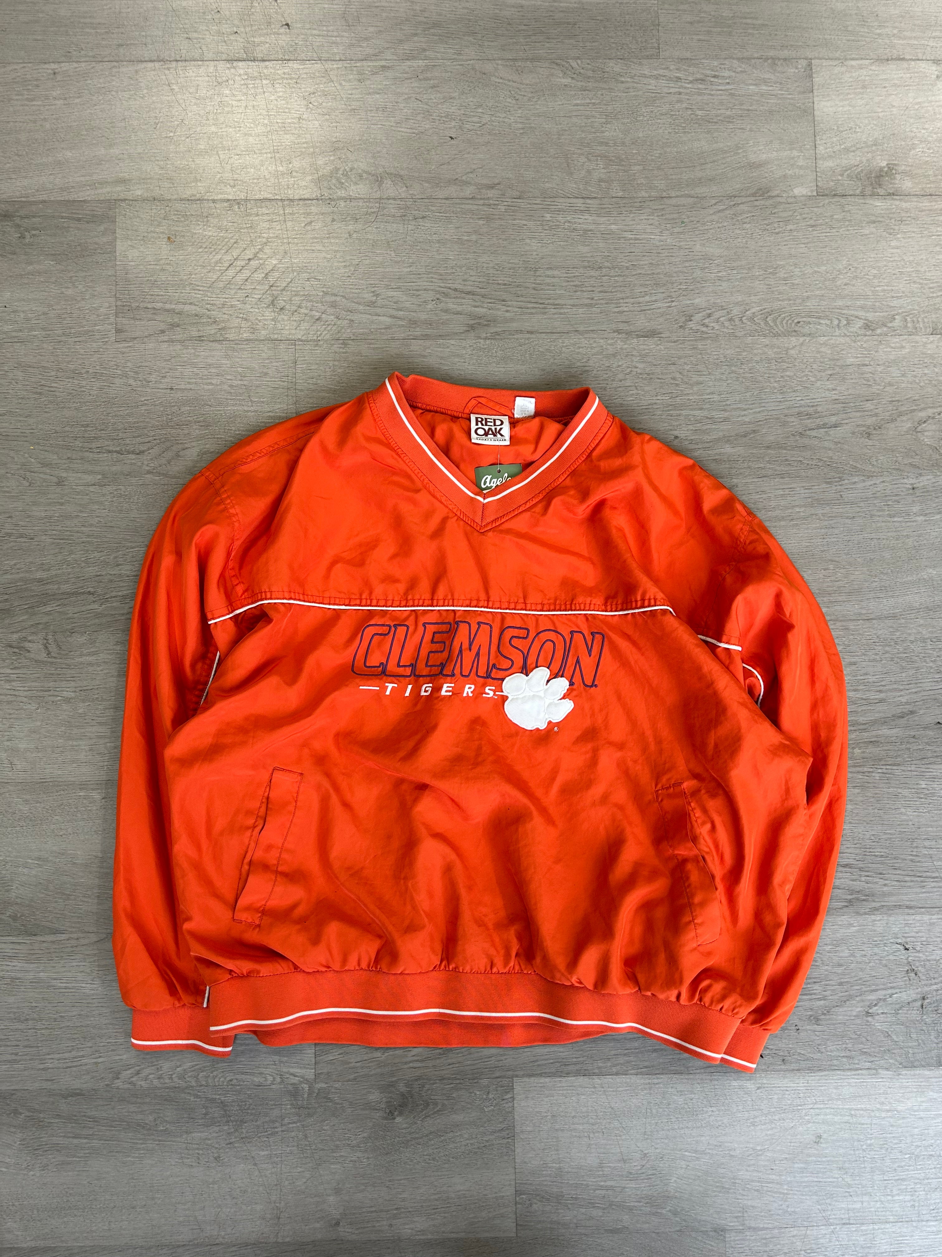 Vintage Clemson University Pullover Windbreaker Jacket