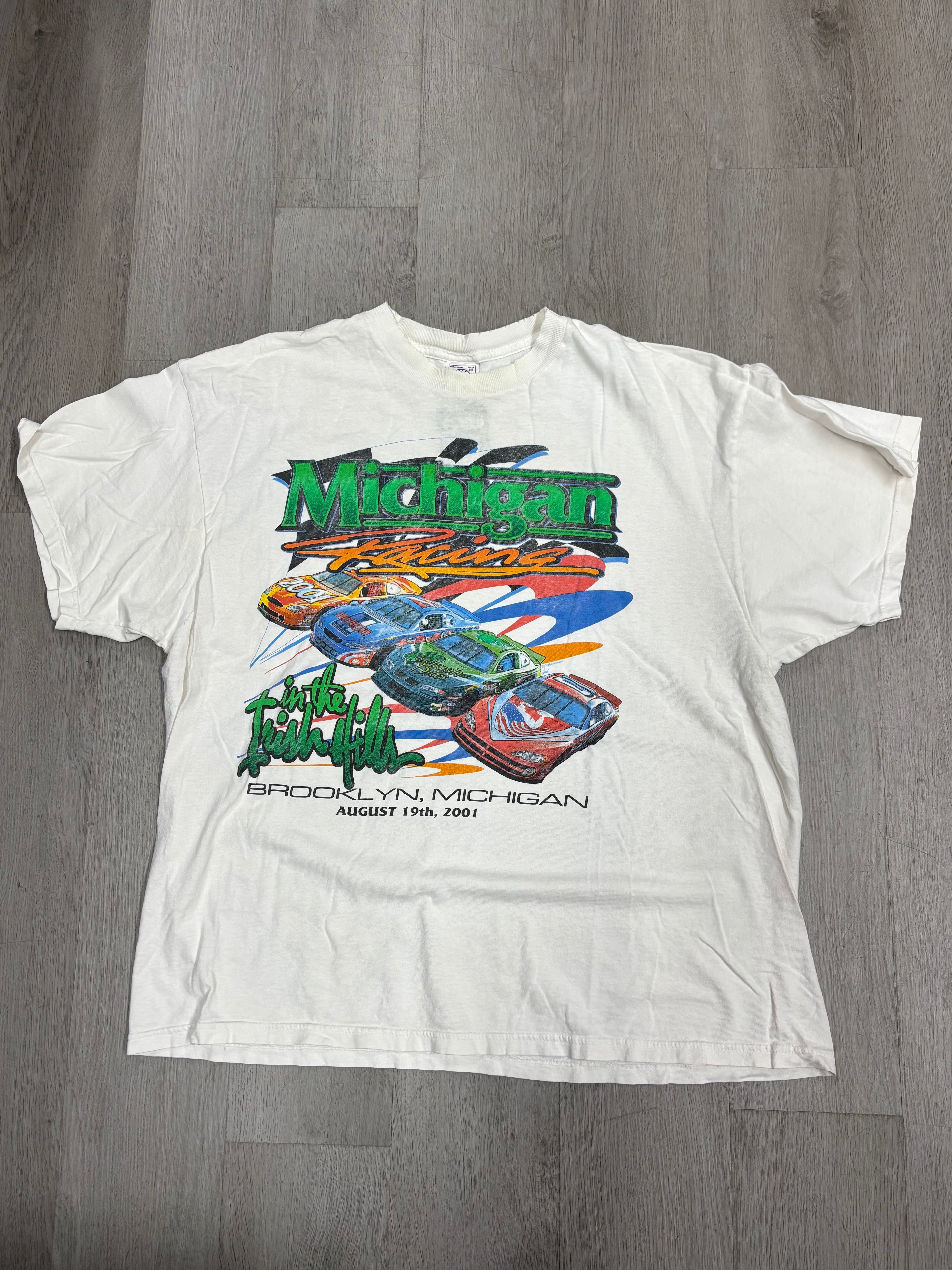 Vintage 2001 Michigan Racing ‘In The Irish Hills’ Tee