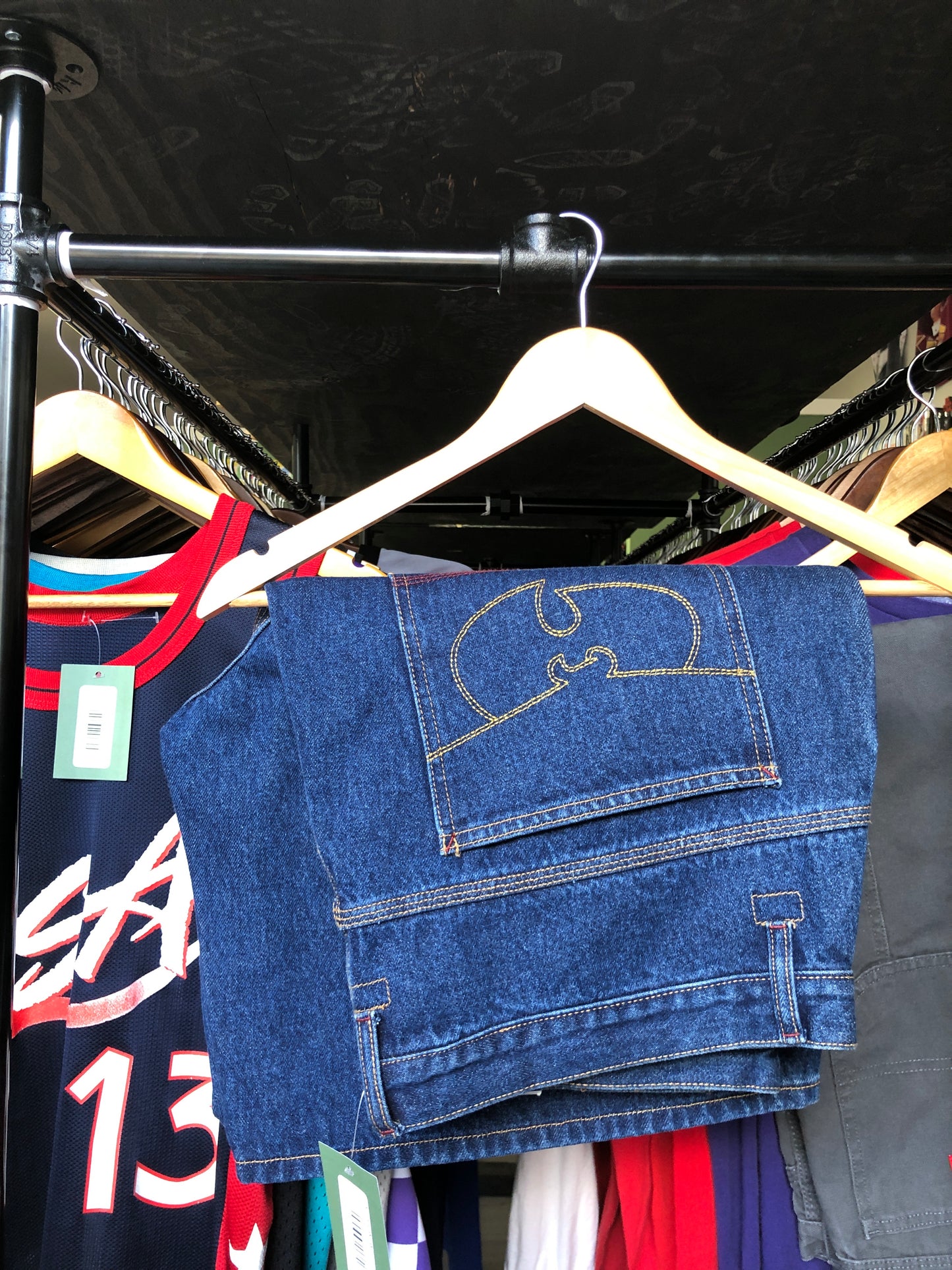 Vintage Wu Wear Jean Shorts