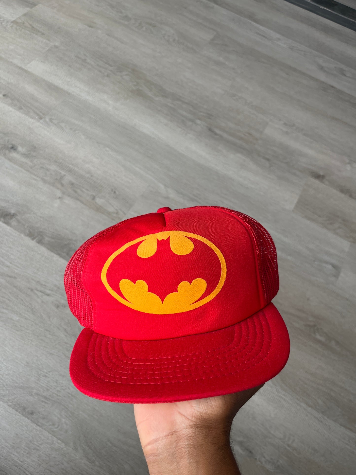 Red Batman Trucker Hat