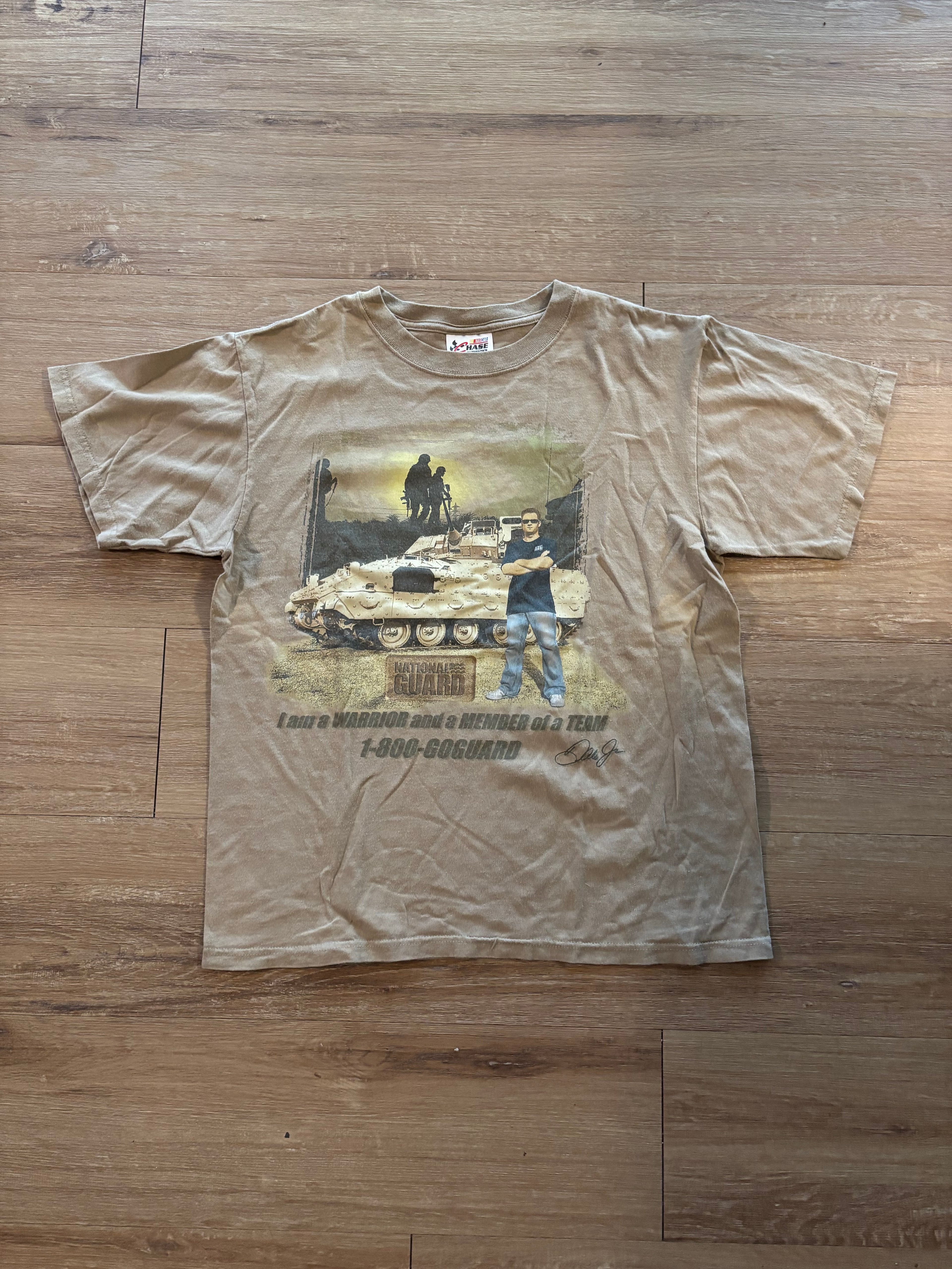 Vintage National Guard I Am A Warrior Tee