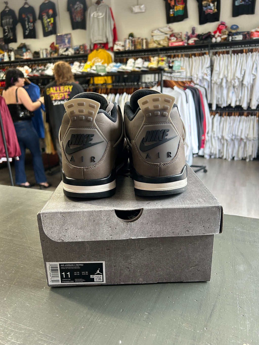 Pre Owned Air Jordan 4 Retro Cave Stone