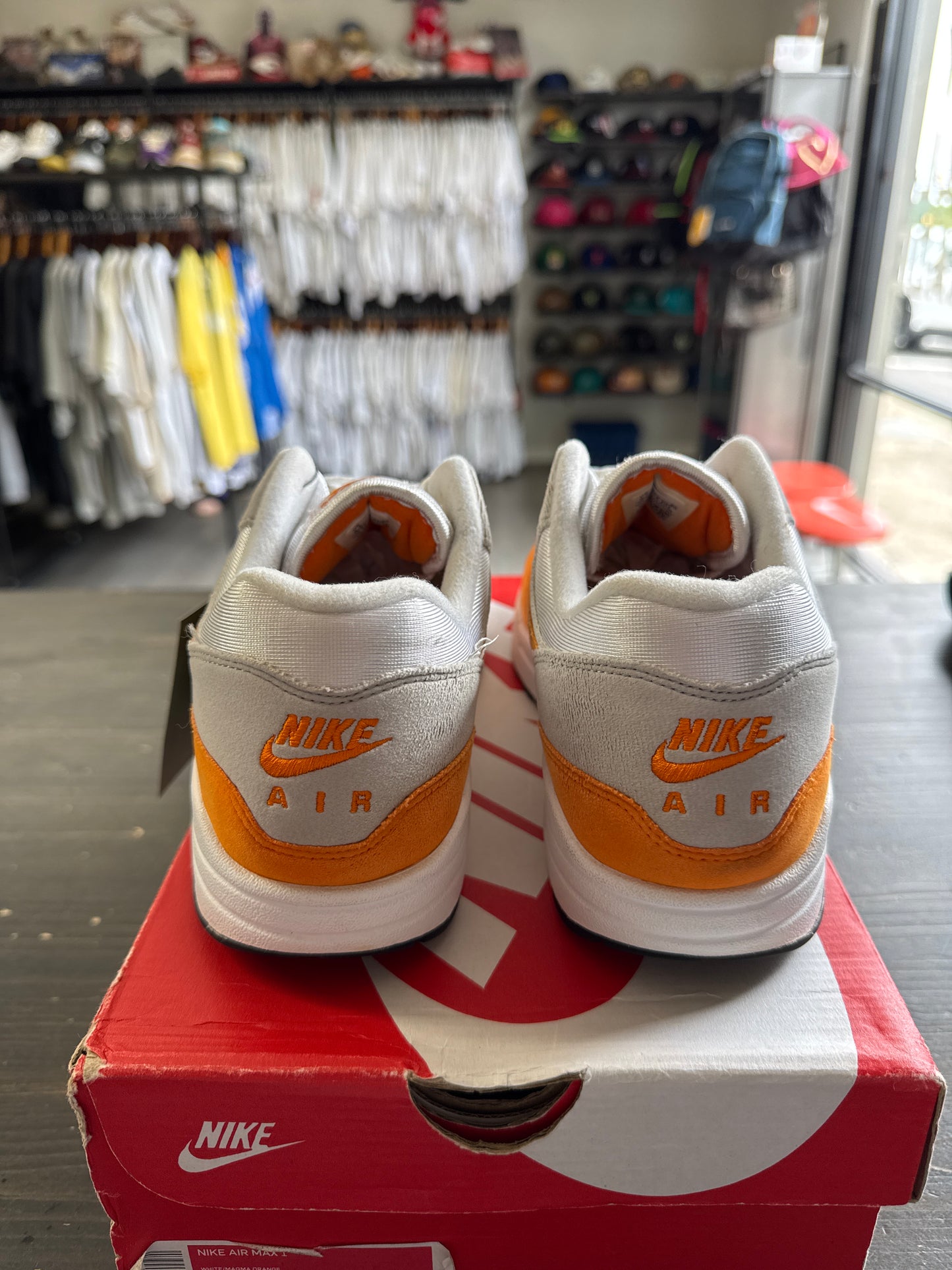 Pre-owned Nike Air Max 1 Anniversary Orange