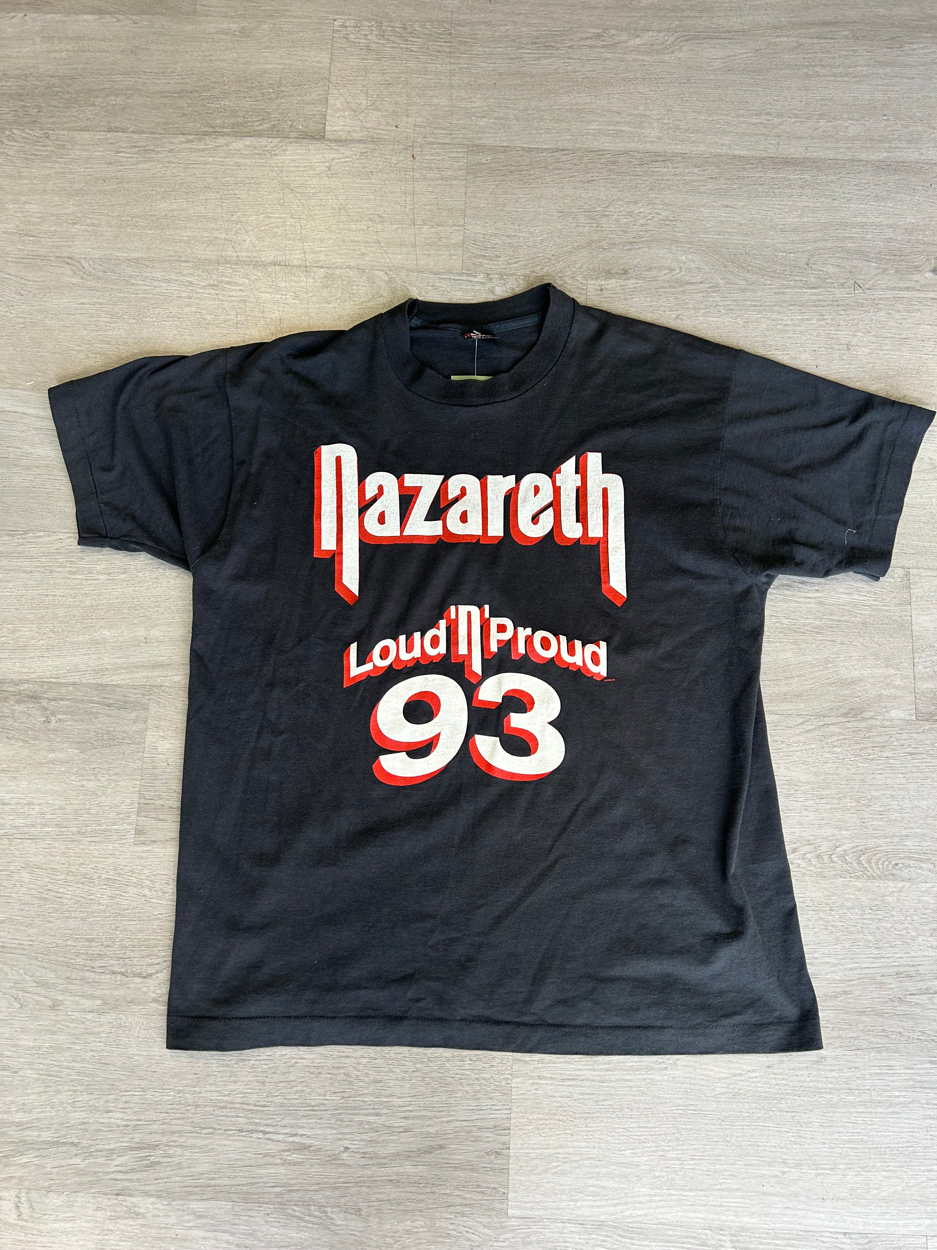 Vintage Nazareth 1993 World Tour  Band Tee