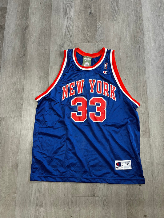 Vintage Patrick Ewing New York Knicks Champion Basketball Jersey