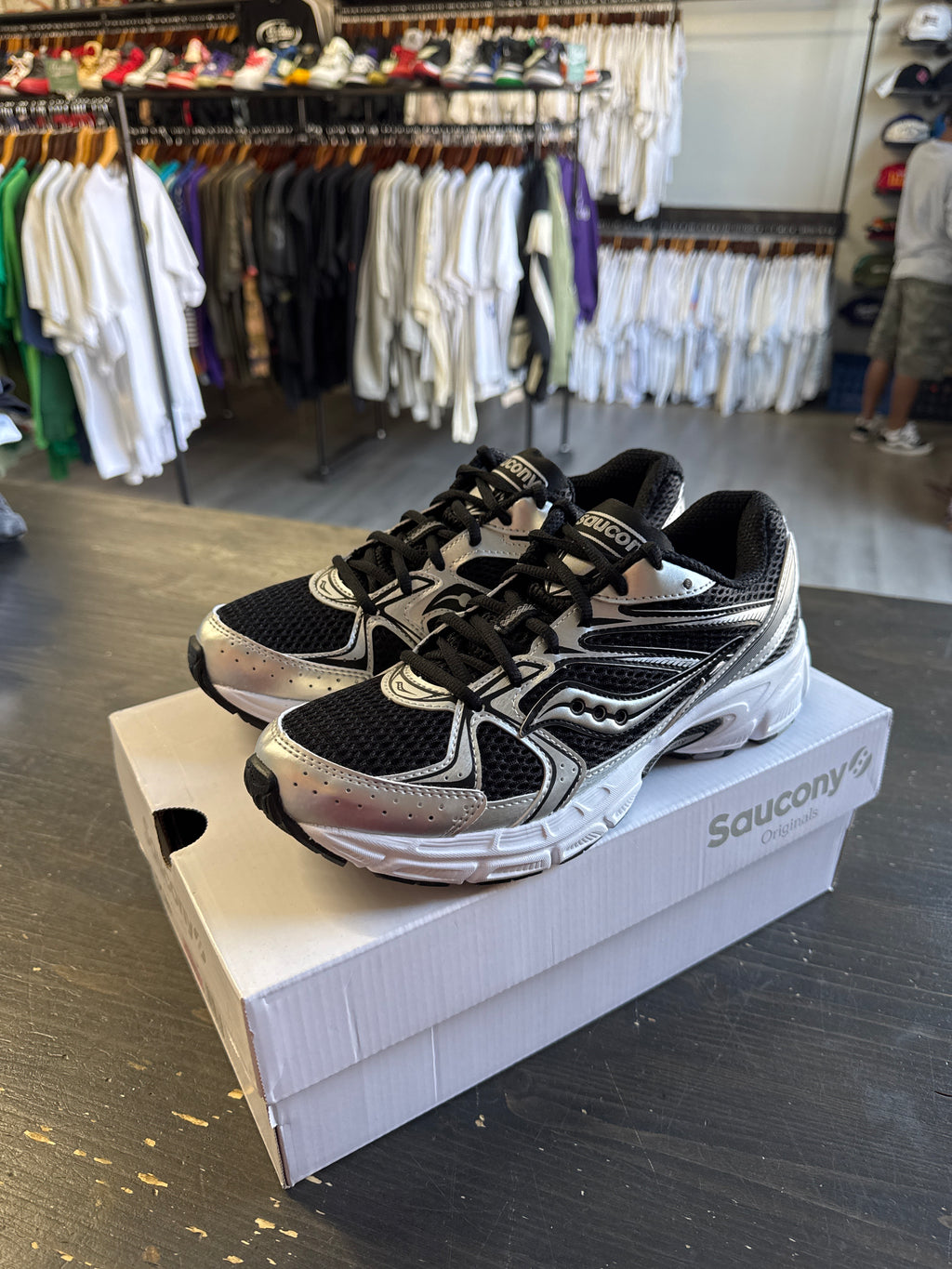 Saucony Women’s Grid Ride Millennium Black Silver