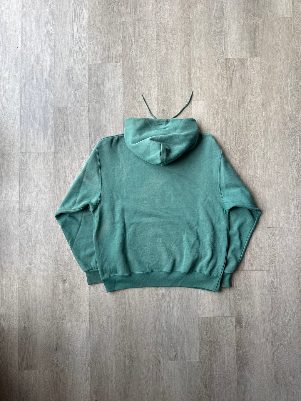 Vintage 90s Russell Athletic Teal Logo Hoodie