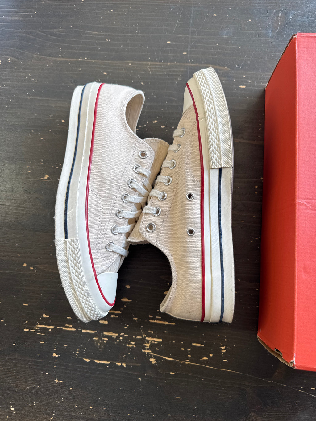 Pre-owned Converse Chuck Taylor All Star 70 Ox Parchment