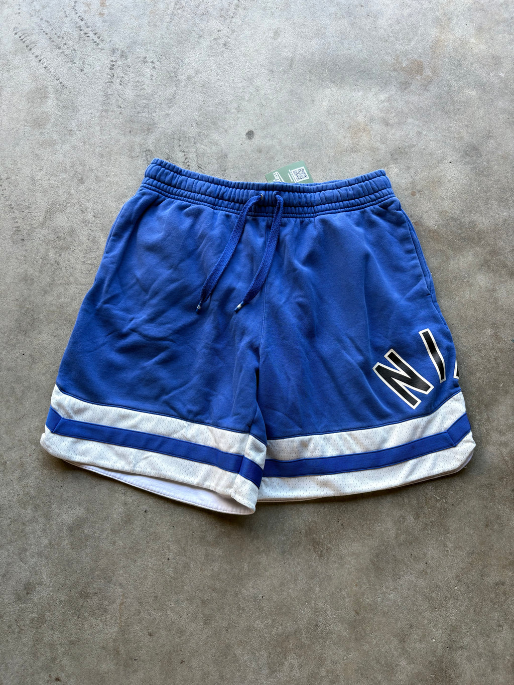Blue Nike Sweat Shorts