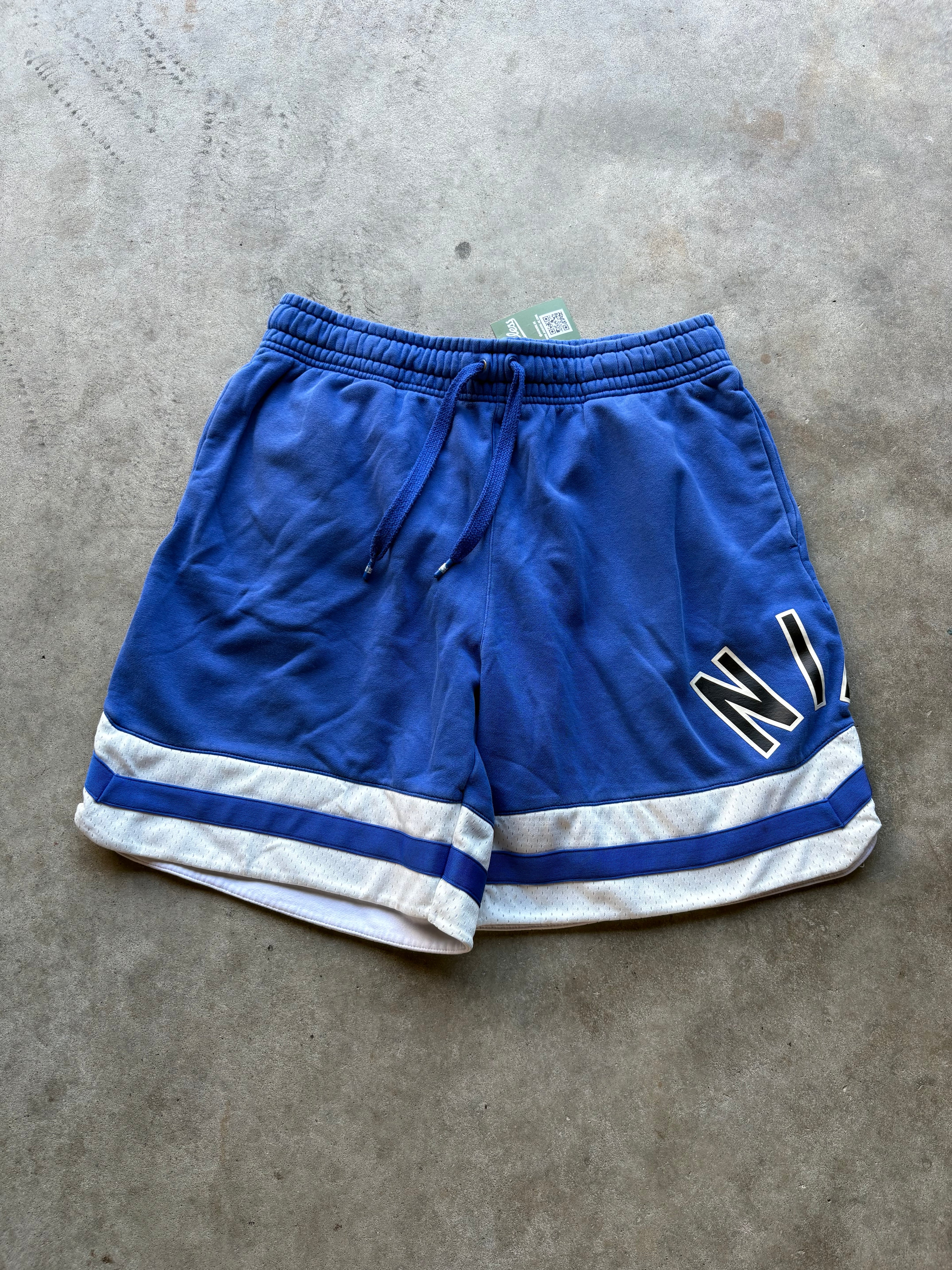 Blue Nike Sweat Shorts