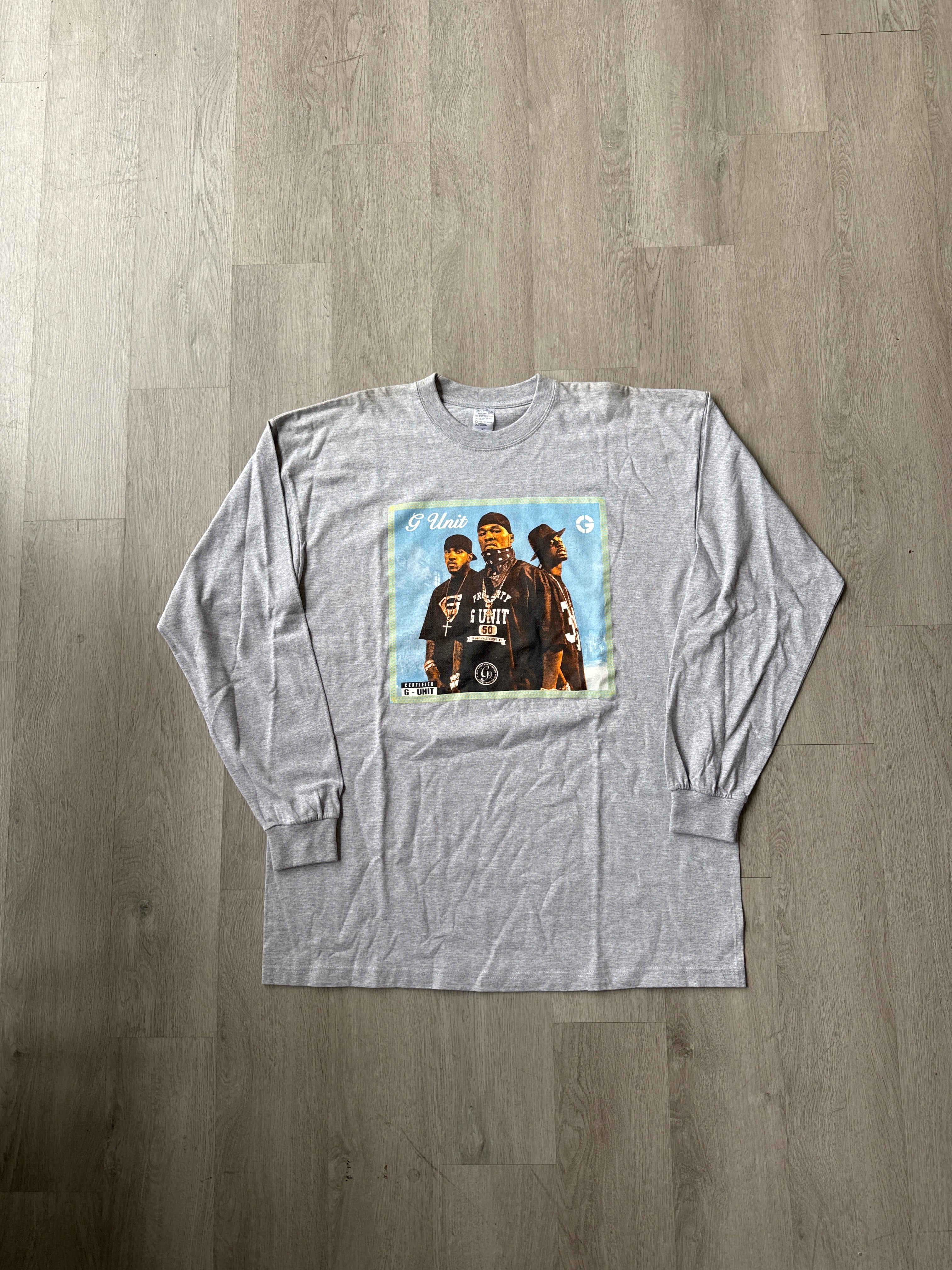 Vintage Y2K G-Unit Beg For Mercy Album 50 Cent Rap Tee Hip Hop Longsleeve