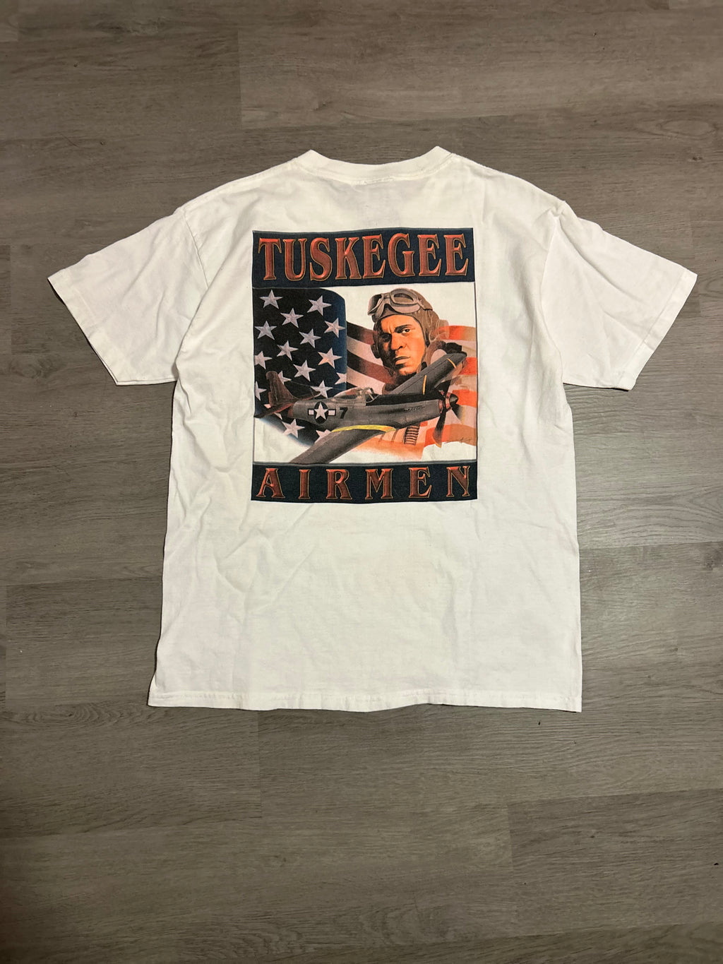 White Tuskegee Airmen Tee