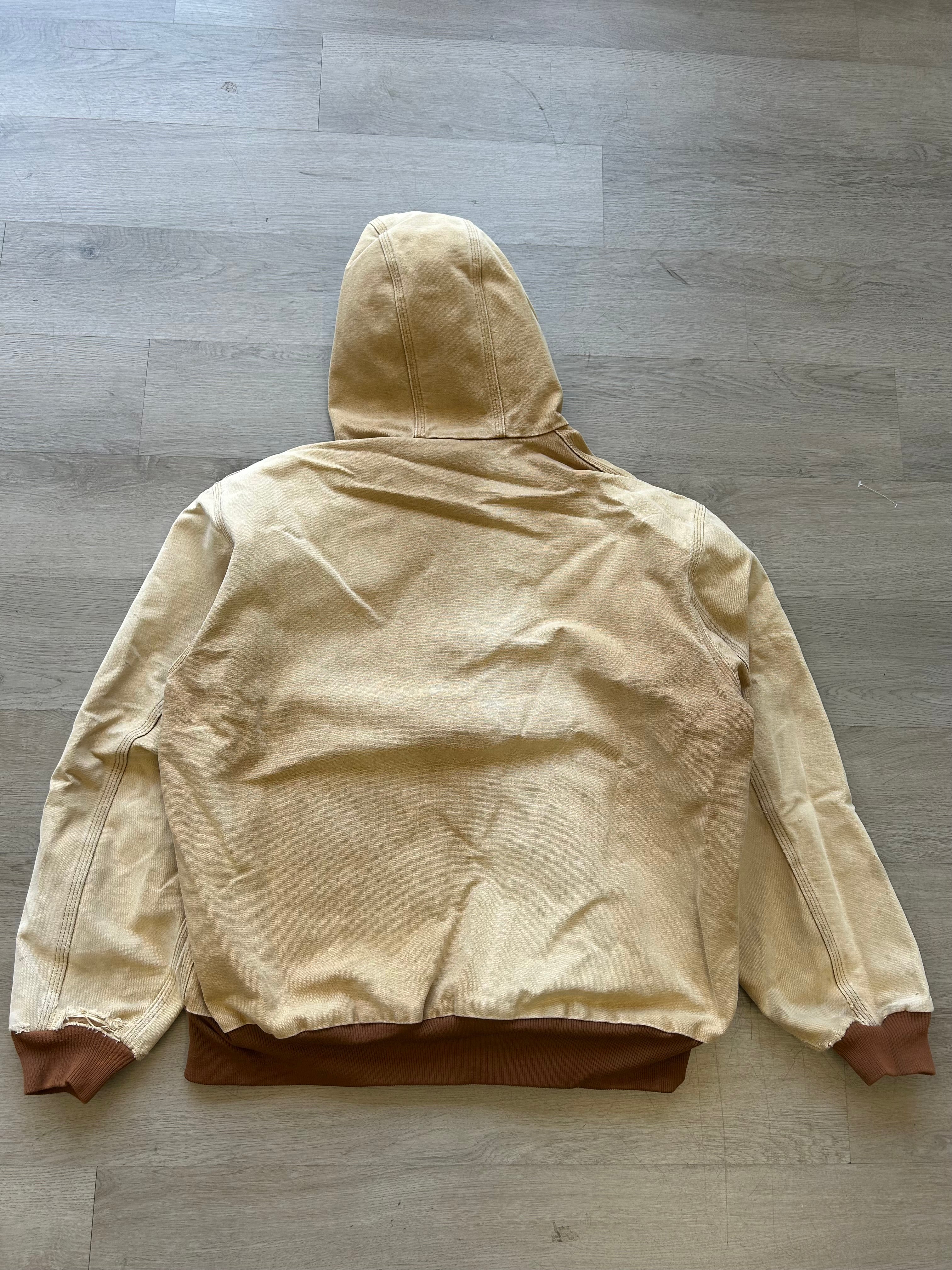 Carhartt Light Tan Hooded Jacket