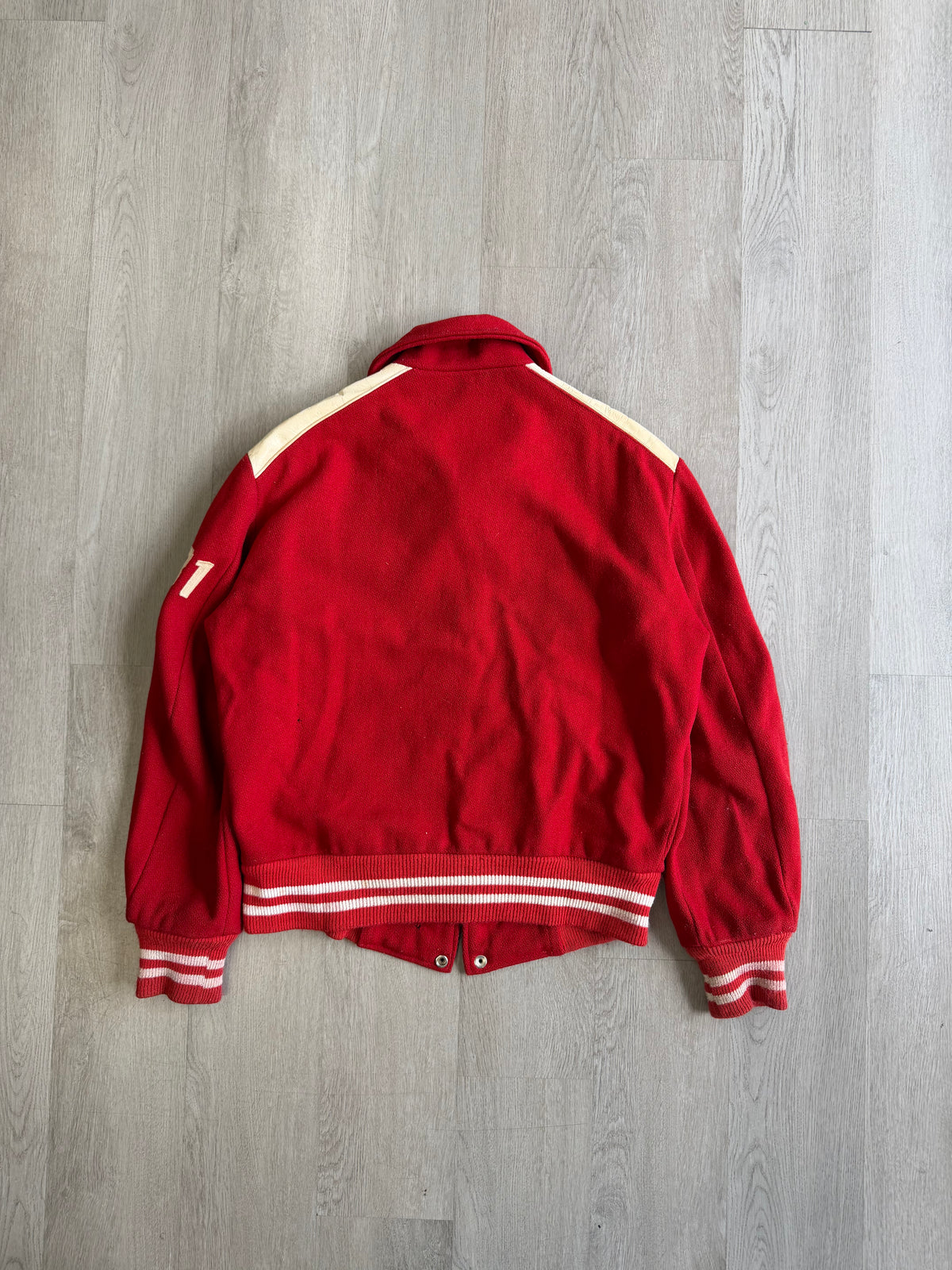Vintage Red Varsity Jacket