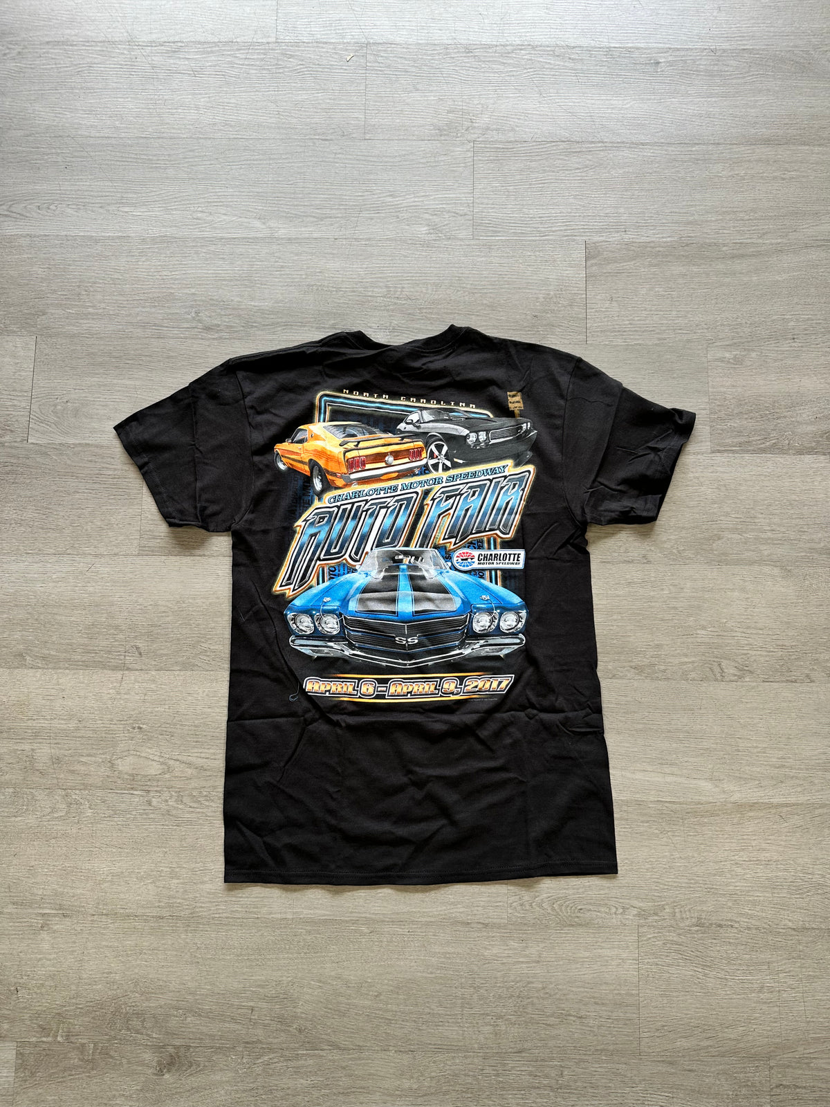 Black Charlotte Motor Speedway Auto Fair 2017 Tee
