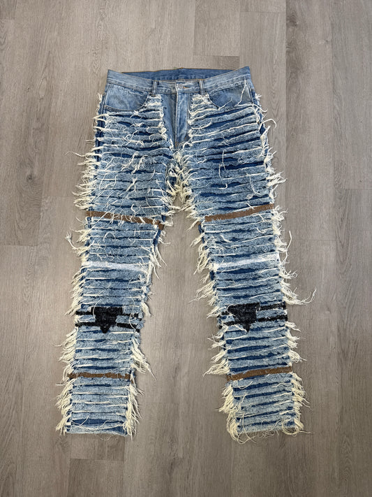 mnml Horizontal Distressed Jeans