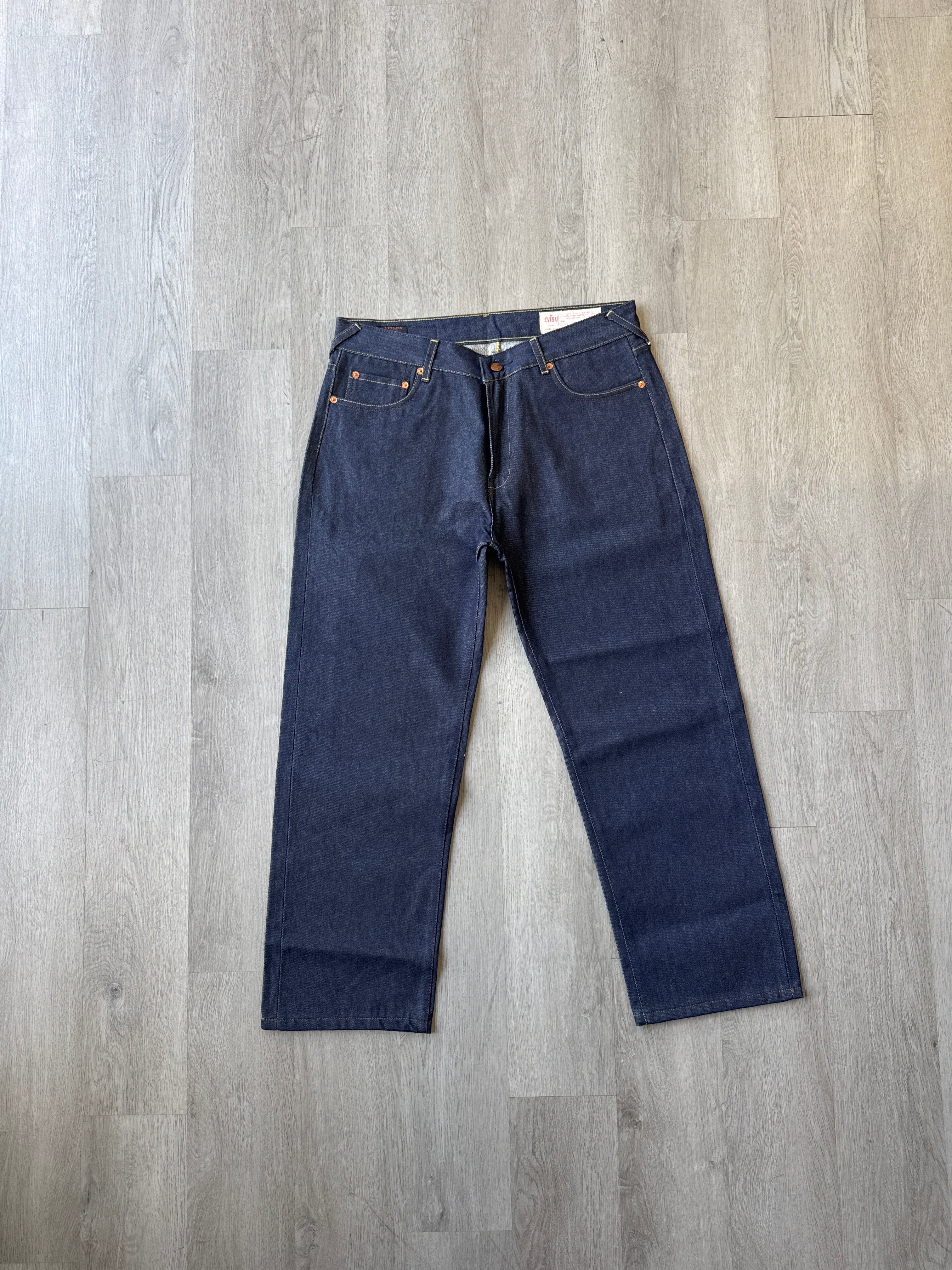 Evisu Embroidered Japanese Art Salvage Denim Jeans