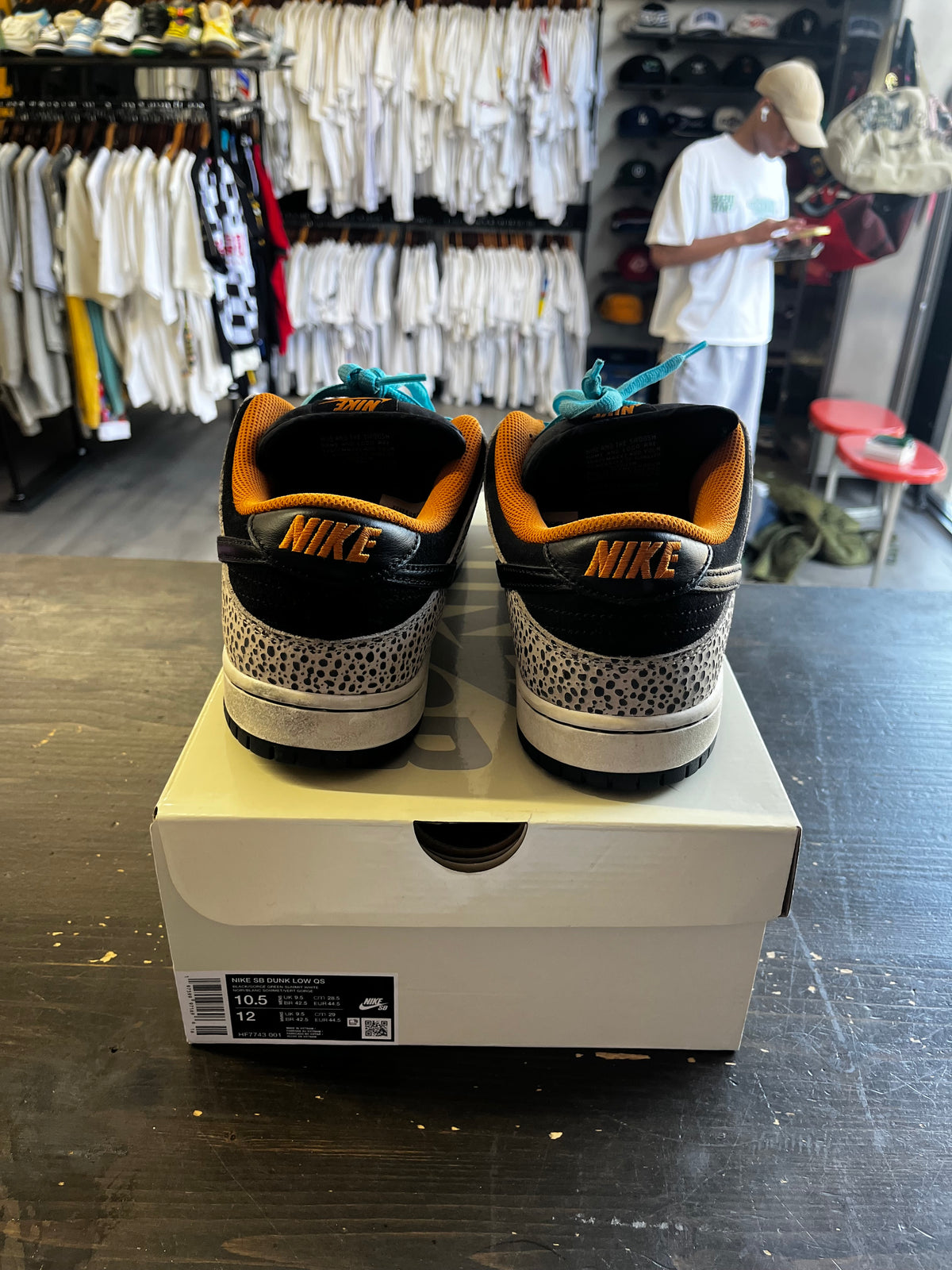 Pre-Owned Nike SB Dunk Low Electric Pack Olympic Safari