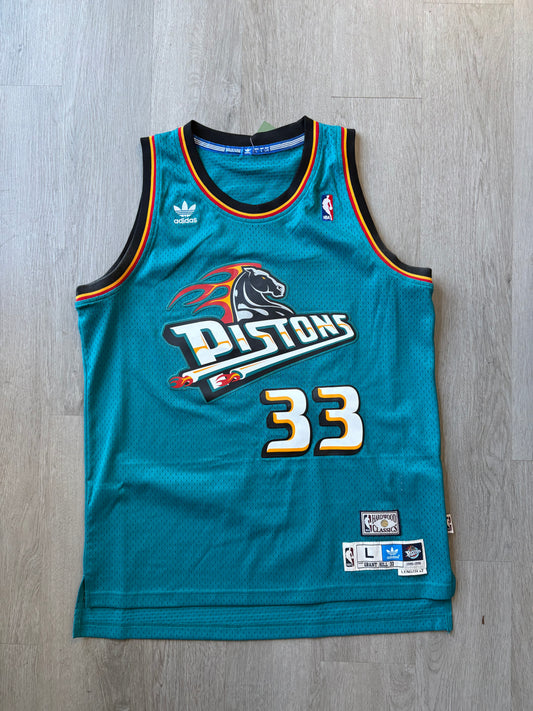 Adidas Pistons Grant Hill Jersey