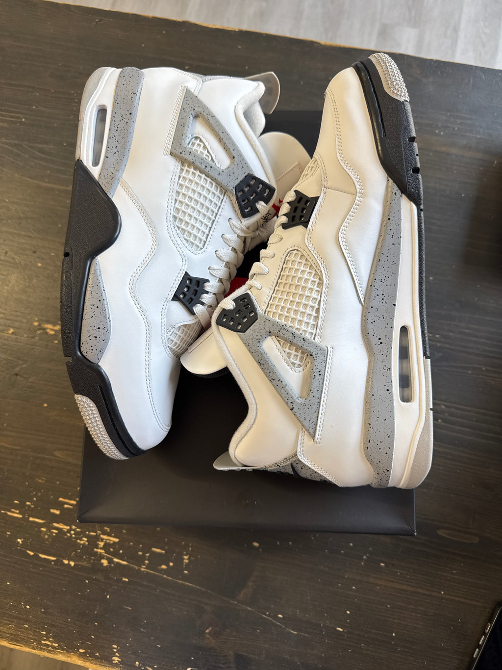Pre-owned Jordan Retro 4 White Cement 2025