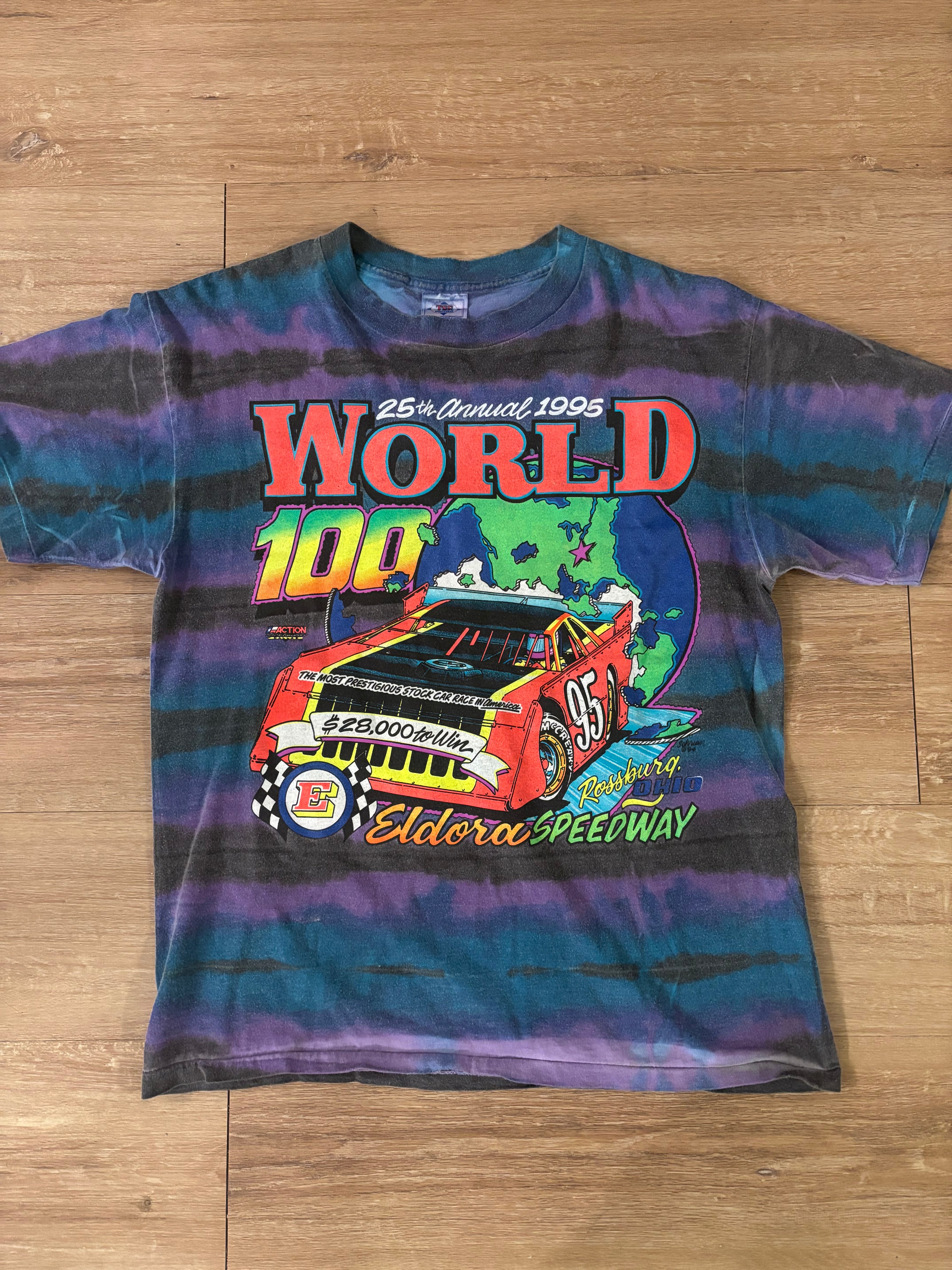 Vintage 1995 25th Annual World 100 race at Eldora Speedway Tee