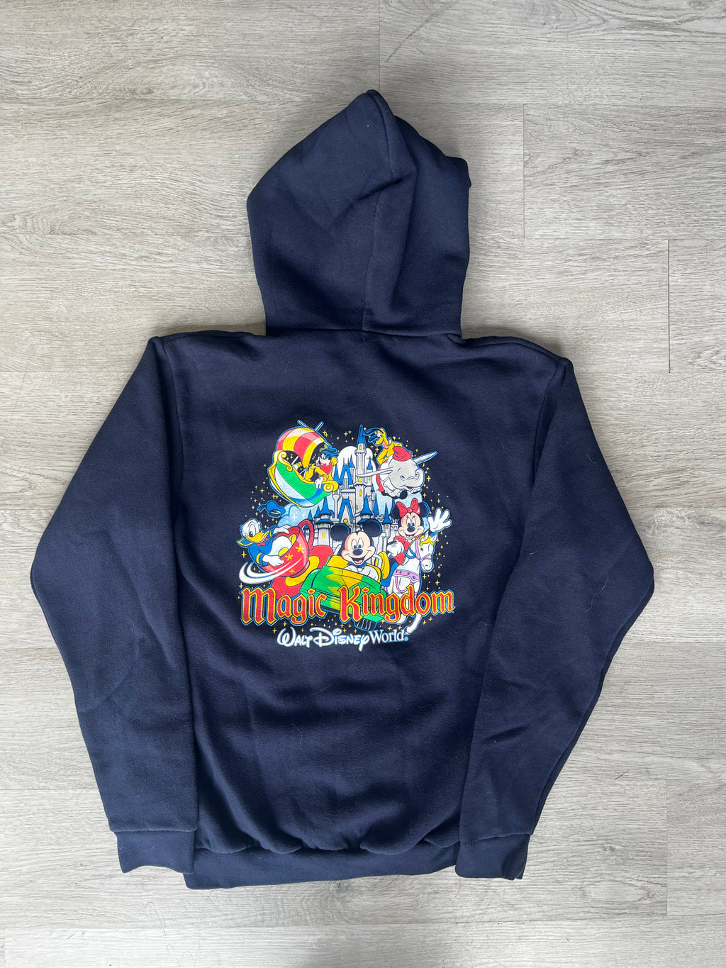 Vintage Navy Magic Kingdom Zip Up