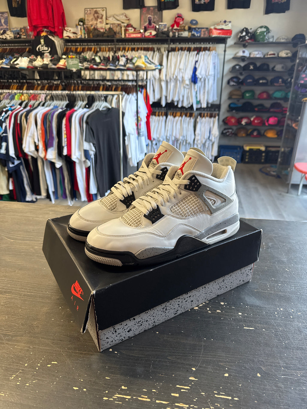 Pre-owned Jordan Retro 4 White Cement (2025)