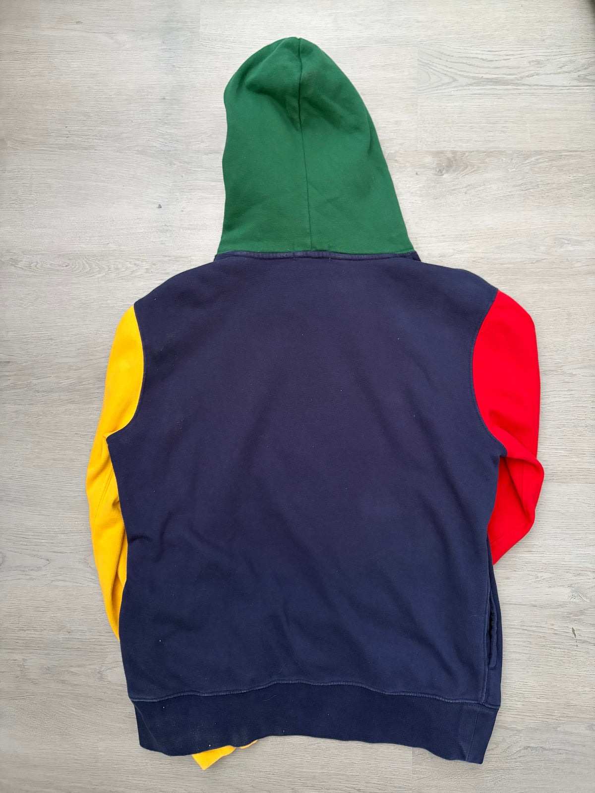 Polo Ralph Lauren Colorblock Basketball Polo Bear Fleece Hoodie