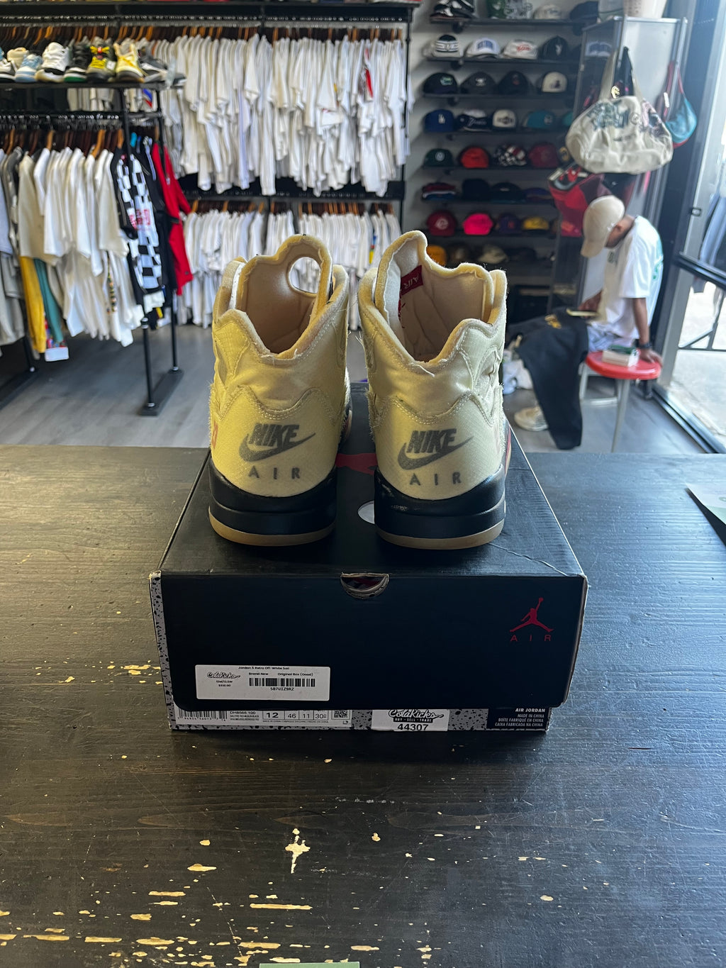 Pre-Owned Jordan 5 Retro Off-White Sail